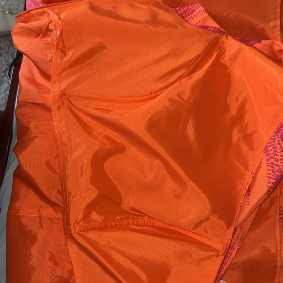 Shoshanna - Acacia Flames One Shoulder Silk Cocktail Dress - BNWT - Picture 14 of 16